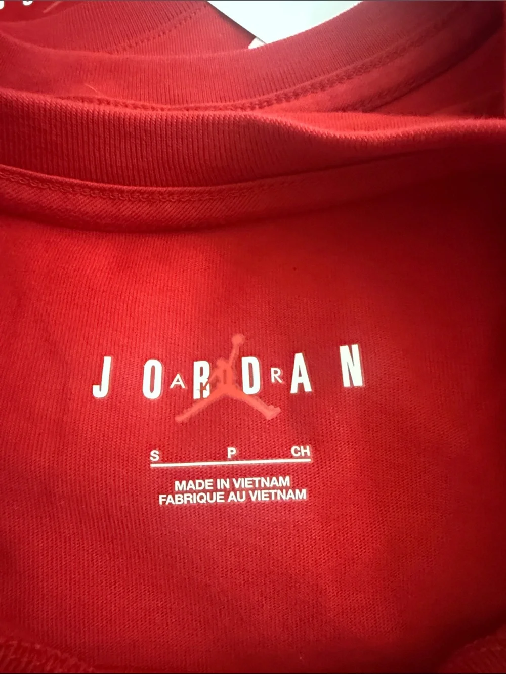 Jordan Men’s Red Graphic Logo Short Sleeve Tee